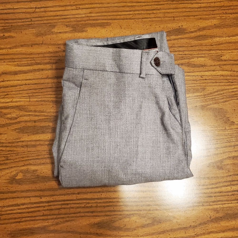 Mens Gray Dress Pants